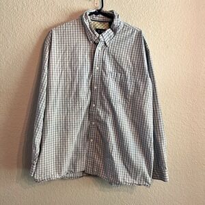 Izod 100% Cotton Men's Long Sleeve Button Up Shirt Size XXL